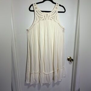 Maurices Ivory Sleeveless Mini Dress